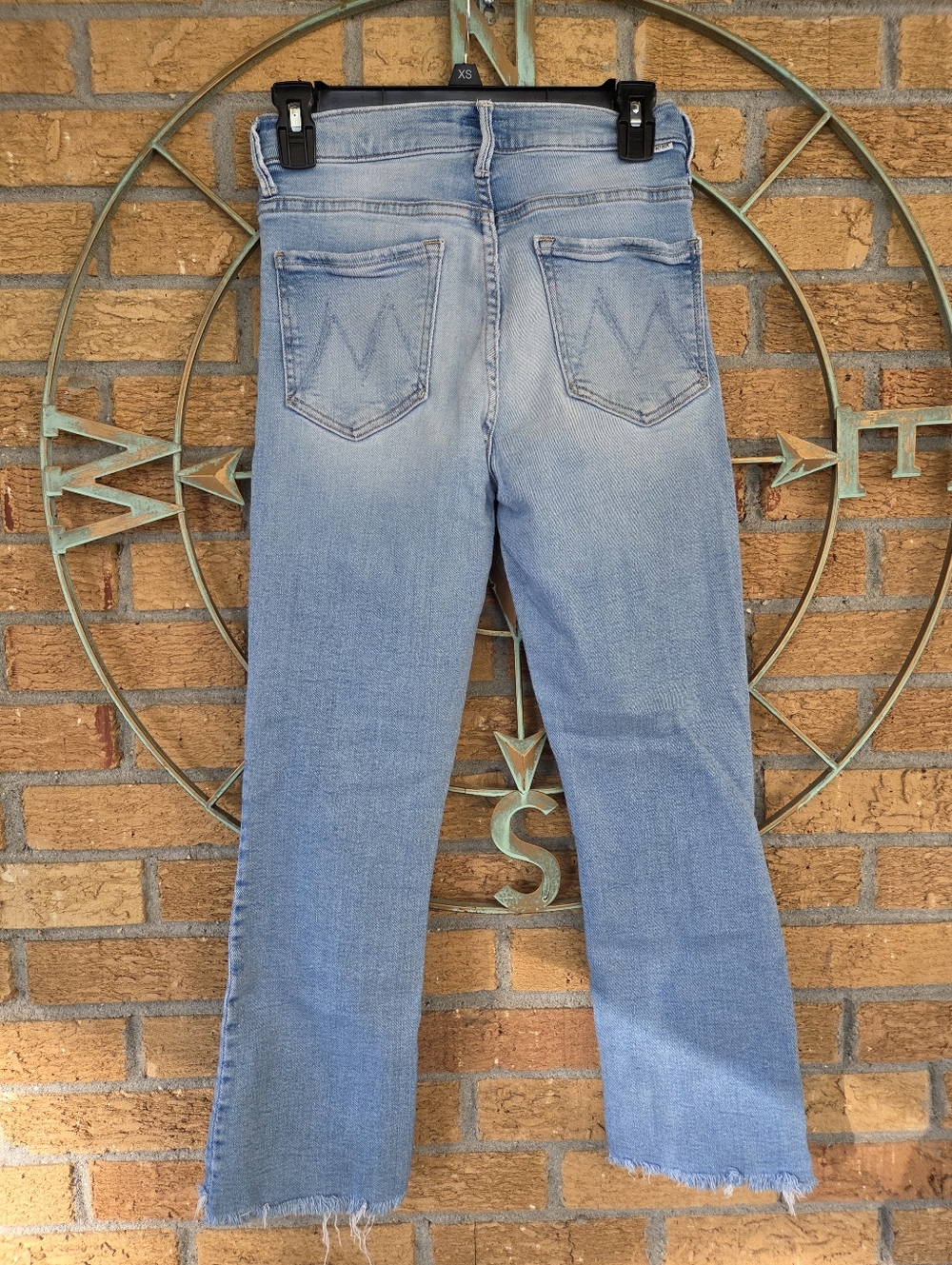 MOTHER The Insider Crop Step Fray Ankle Jeans Women's Size 27